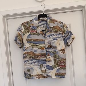 Liz Claiborne SoCal Hawaiian Shirt